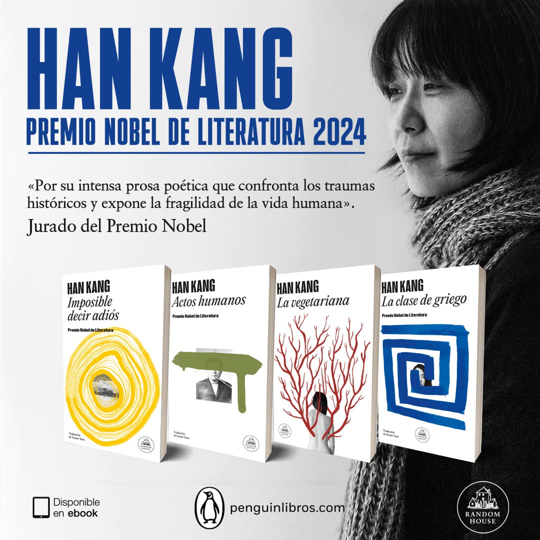 Han Kang. Premio Nobel de Literatura 2024